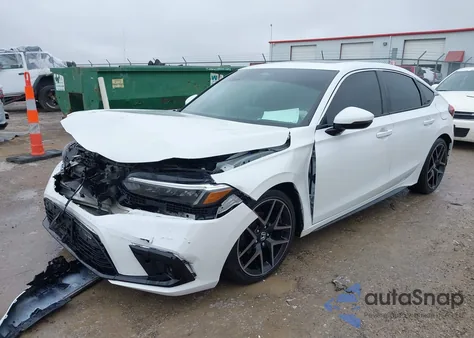 2022 Honda Civic Sport Touring z USA, uszkodzony, nr VIN 19XFL1H84NE006612